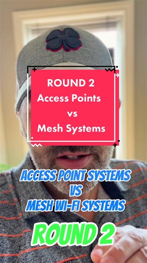 Round 2 - Access Points vs Mesh Wifi. #builditin #network #homenetwork #wifi #accesspoints #ethernetblueprint #mesh #competition