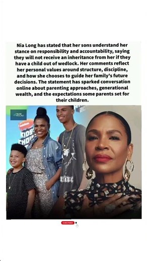 Nia Long Talks Parenting, Discipline & Family Expectations 👩‍👦 #fyp #ytshorts #fypage