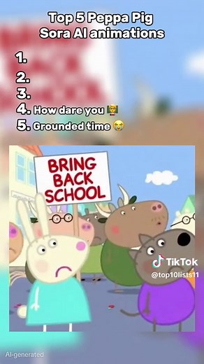 Top 5 Ungrounded Peppa Pig Moments | Sora AI Pt. 8