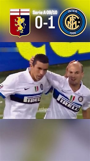 Genoa Vs Inter Milan Serie A 09/10 #zaralarsson