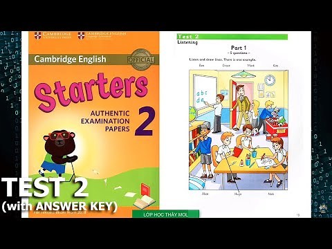 Starters 2 TEST 2 - Listening Tests 2 | Lớp Học Thầy Mol