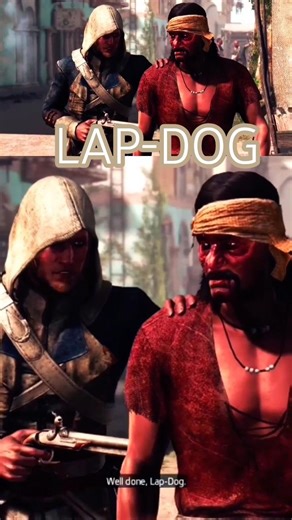 Lap-Dog - Assassin's Creed IV Black Flag #dog #man #shortsvideo