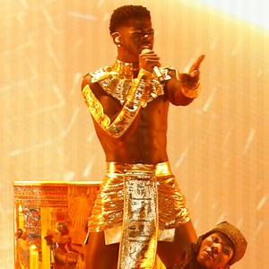 Lil Nas X Heats Up the 2021 BET Awards With Steamy Kiss During "Montero" Performance