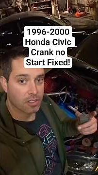 1996-2000 Honda Civic Crank no start Fixed! Relay is the culprit! #ekcivic #honda #civic #diy