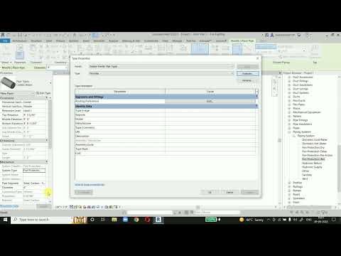 How to create Revit template for Fire Fighting | Revit MEP Tutorials