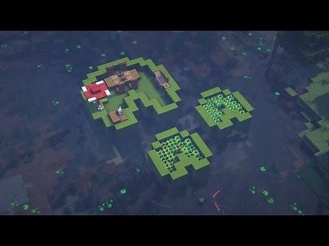 Minecraft | How to Build a Lily pad House in Swamp
