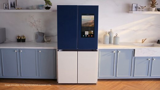 Designed to adorn your home and kitchen interiors, Samsung Bespoke comes with a dual tone finish and elegant glam glass that elevates any setting. Buy now: http://spr.ly/6180Kllzi. #Bespoke #Samsung | Samsung