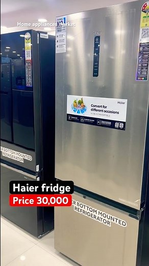 Haier Double Door Convertible Bottom Mount Refrigerator | ₹30,000 | Frost Free