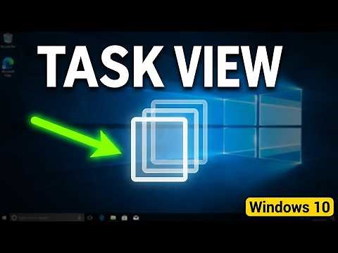 How to use Windows 10 Task View Feature & Multiple Desktops