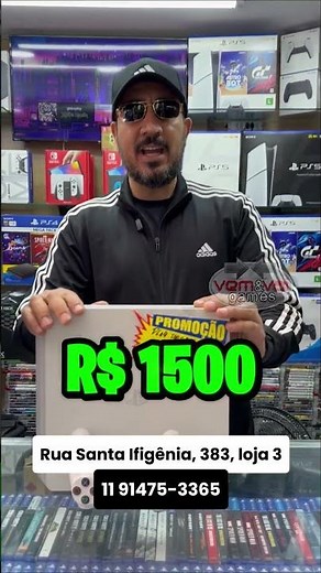 🎮 PS4 Fat Branco em promoção é na Vem e Vai Games!