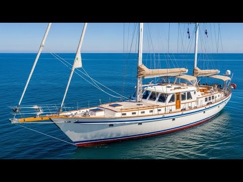The RAREST British Motorsailer: Fisher 46 Full Tour & Review