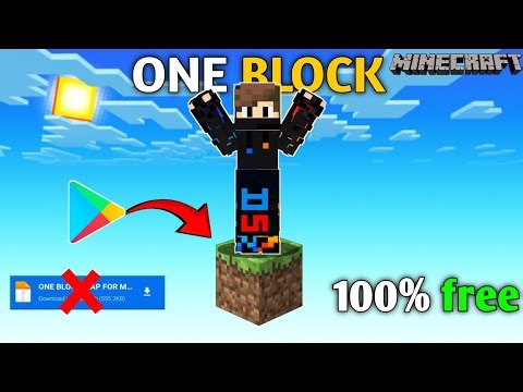 🔥 Minecraft ONE BLOCK Kaise Download Kare? (100% Free Method!) ⚡🟩🧱