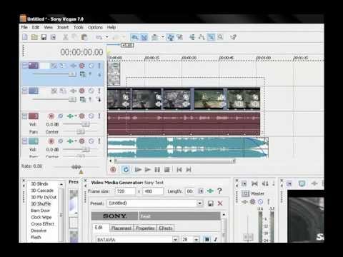 How to Make a Montage Using Sony Vegas