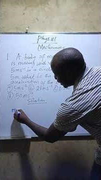 Centripetal Acceleration #circularmotion #centripetalforce #centripetalacceleration #physics