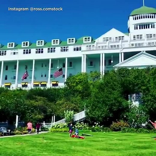 Make your way to Mackinac Island for car-free fun. 🐴 Plan a classic Michigan road trip >> https://traveldaily.com/2LfaWJw ✋ | Travel Channel