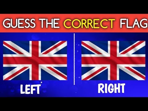 Can You Guess 30 Flags Correctly? | LEFT or Right | Hard Challenge!