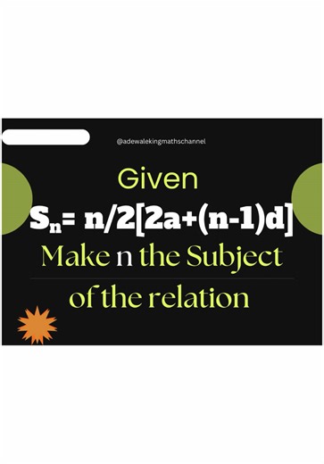 adewalekingmathschannel on TikTok