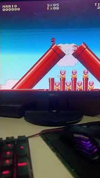 Mario pipe level that i build in mario construct