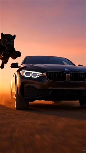 BMW and black panther race#bmwm5