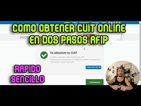 CUIT DIGITAL AFIP PASO A PASO COMO OBTENERLO