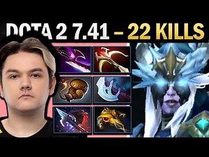 Drow Ranger Dota 2 7.41 with 22 Kills and Pike - Dota Gameplay