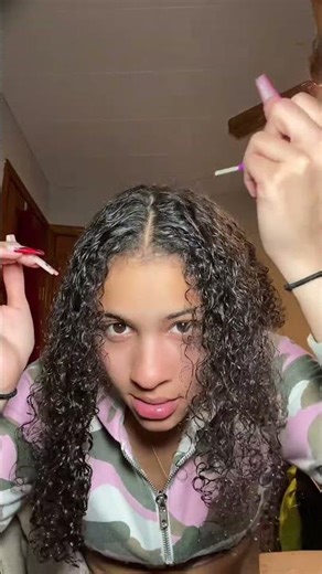 Quick & Easy Hairstyle for Curly Hair: Ponytails Tutorial#curlyhair #hairstyle