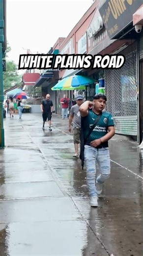 Rain Walk Bronx New York 4K Walking Tour