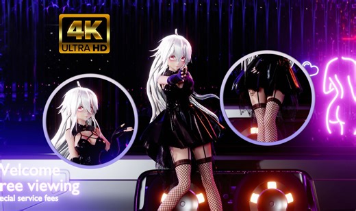 【超宽屏4K/HAKU/布料解算】~瞄准你的心，使心脏停止~GFRIEND - FINGERTIP