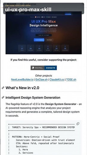 Create Non-Slop AI Web Design with With UI UX Pro Max #github #webdevelopment #appdevelopment