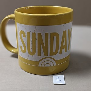 Sunday Today Show With Willie Geist Yellow Collectible 20 Oz Mug