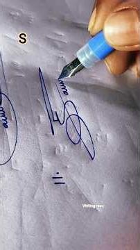 signature design S latter ? #writingrasu #shortsfeed #calligraphy #shorts