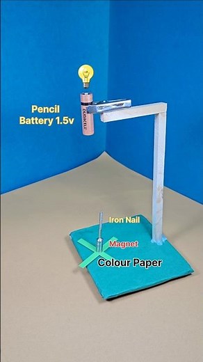 Amazing Idea 💡 for Magnet and Battery 🔋 Make Homopolar Motor #motor #shorts #experiment