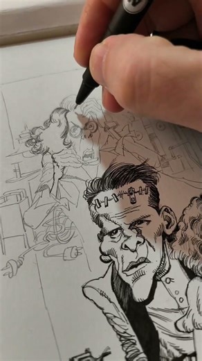 Movie poster parody of "The Bride"