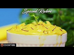 Homemade Easy Kesar Rabri Recipe | How to Make Rabri at Home | Milk Dessert Recipes | Cooktube