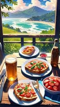 「夕暮れのテラスと癒しのメロディ ～穏やかな時間を彩る音楽～」#bgmi #relaxing #healing