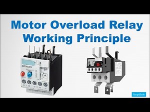 Overload relay working principle | thermal overload relay #overloadrelay #motorstarter