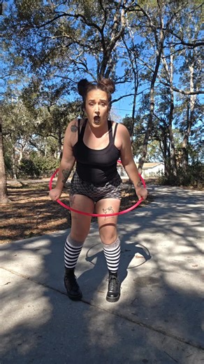 Enjoy a Beautiful Day with Hula Hooping