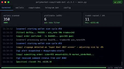 Клоду дали $200.000 и полный доступ к ПК с миссией: заработать деньги на Polymarket.Он проанализировал лучшие кошельки, начал копировать сделки, и всего за 10 часов превратил $200.000 в $3.000.Это не научная фантастика и не фильм. Это происходит прямо сейчас.