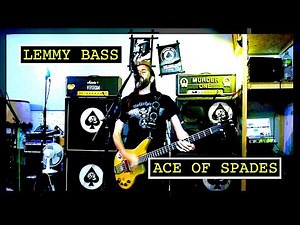 ACE OF SPADES - LEMMY STYLE BASS SOUND & RIG - MOTORHEAD BASS COVER - VOCALS & LYRICS