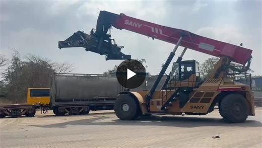 #reachstacker #containerhandling #portoperations | P V Ashwin