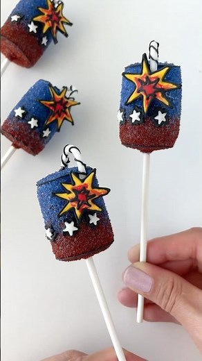 Firecracker Cake Pops for Summer!🇺🇸⭐️💙 | My Little Cakepop