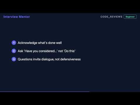 How to Give Constructive Code Review Feedback