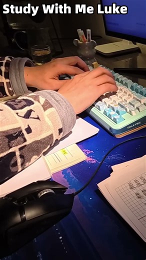 Study With Me | Quiet Night Focus | Desk ASMR | No Talking