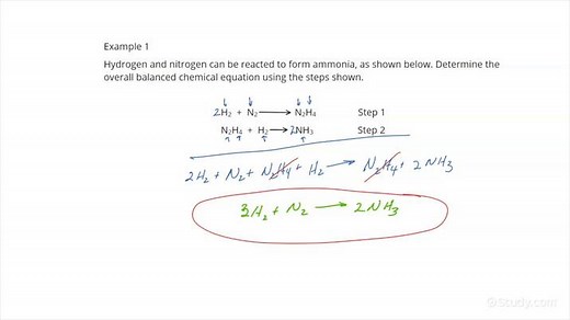 How to Write a Complex Reaction as a Series of Elementary Reactions | Chemistry | Study.com