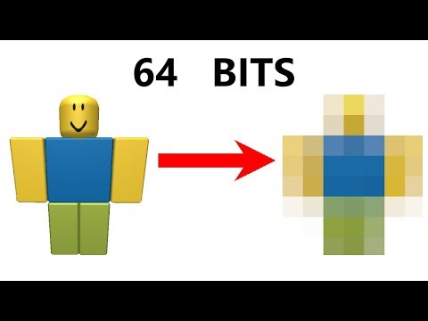 64bits 32bits 16bits 8bits 4bits 2bits 1bit 1/2bit 1/4bit Roblox Noob