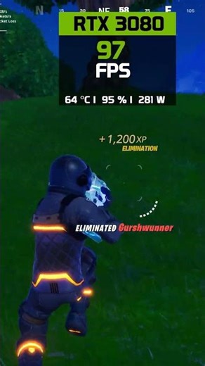 RTX 3080 Fortnite 1440p Epic Settings DLSS Quality FPS