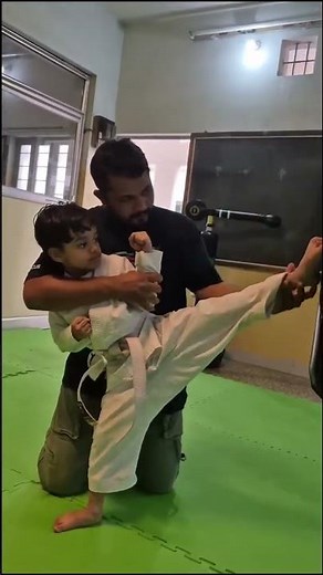 4-Year-Old Martial Arts Prodigy! 🥋🔥 | Kids Training Rajkot