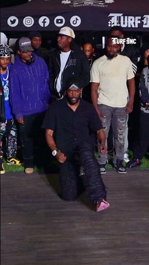 Slowmotion TURF dancing Showcase at Oakland First Friday 2025 TURFinc Booth #turfinc#shorts