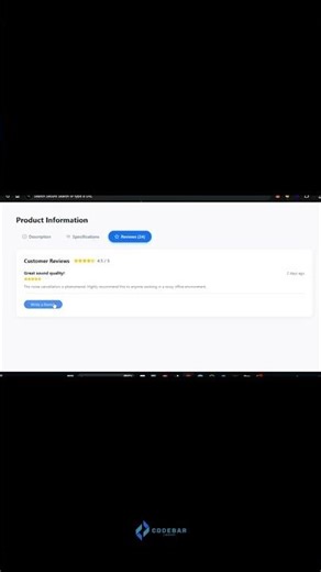 Modern Animated Content Tabs | Codebar Library | codebarlibrary.com