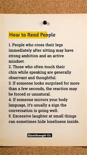 How to Read People 🧠 #Psychology #BodyLanguage #Shorts